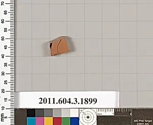 Terracotta fragment of an open shape by Unknown Artist