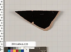 Terracotta fragment of an open shape by Unknown Artist