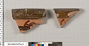 Terracotta fragments of a calyx-krater (bowl for mixing wine and water) by Unknown Artist