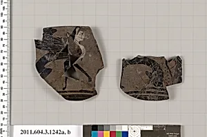 Terracotta fragments of a kyathos (cup-shaped ladle) by Unknown Artist