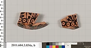 Terracotta fragments of a lekythos (oil flask) by Unknown Artist