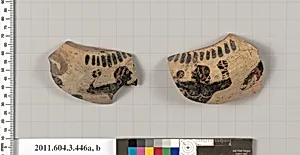 Terracotta fragments of a neck-amphora (jar) by Unknown Artist