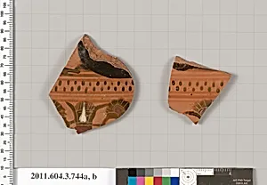 Terracotta fragments of a neck-amphora (jar) by Unknown Artist