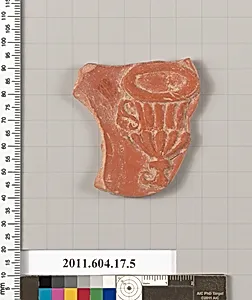 Terracotta fragments of a plate?