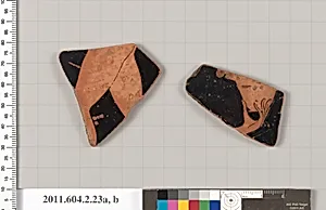 Terracotta fragments of a psykter (vase for cooling wine) by Unknown Artist