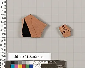 Terracotta fragments of a stamnos (jar) by Unknown Artist