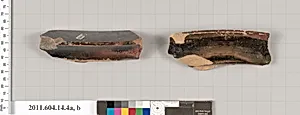 Terracotta fragments of an amphorae (jars)? by Unknown Artist