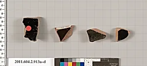 Terracotta fragments of bell-kraters (bowls for mixing wine and water)? by Unknown Artist