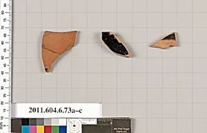 Terracotta fragments of closed shapes? by Unknown Artist