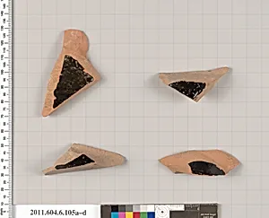 Terracotta fragments of closed shapes