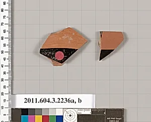 Terracotta fragments of kylikes (drinking cups) by Unknown Artist