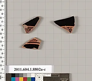 Terracotta fragments of kylikes (drinking cups) by Unknown Artist