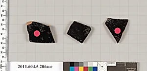 Terracotta fragments of kylikes (drinking cups) by Unknown Artist