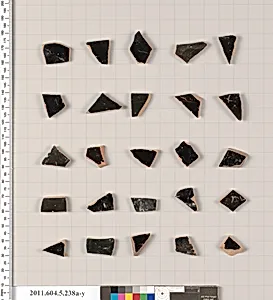 Terracotta fragments of kylikes (drinking cups) by Unknown Artist