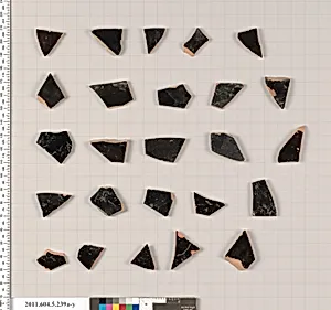 Terracotta fragments of kylikes (drinking cups) by Unknown Artist