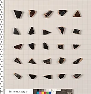 Terracotta fragments of kylikes (drinking cups) by Unknown Artist