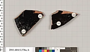 Terracotta fragments of kylikes (drinking cups) by Unknown Artist