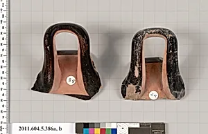 Terracotta fragments of kylikes (drinking cups) by Unknown Artist
