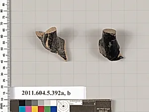 Terracotta fragments of kylikes (drinking cups) by Unknown Artist