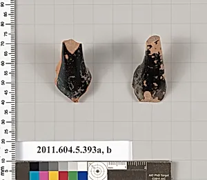 Terracotta fragments of kylikes (drinking cups) by Unknown Artist