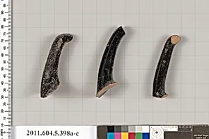 Terracotta fragments of kylikes (drinking cups) by Unknown Artist