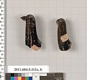 Terracotta fragments of kylikes (drinking cups) by Unknown Artist