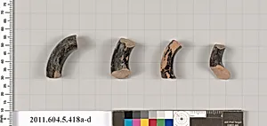 Terracotta fragments of kylikes (drinking cups) by Unknown Artist