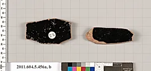 Terracotta fragments of kylikes (drinking cups) by Unknown Artist