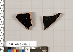 Terracotta fragments of kylikes (drinking cups) by Unknown Artist