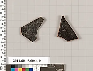 Terracotta fragments of kylikes (drinking cups) by Unknown Artist