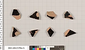 Terracotta fragments of kylikes (drinking cups) by Unknown Artist