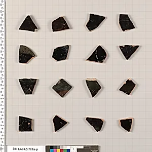 Terracotta fragments of kylikes (drinking cups) by Unknown Artist