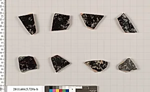 Terracotta fragments of kylikes (drinking cups) by Unknown Artist