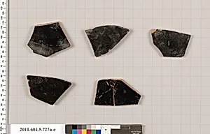 Terracotta fragments of kylikes (drinking cups) by Unknown Artist