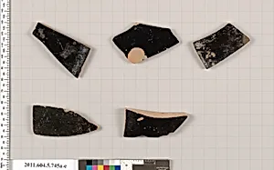 Terracotta fragments of kylikes (drinking cups) by Unknown Artist
