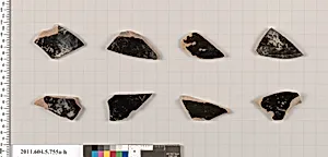 Terracotta fragments of kylikes (drinking cups) by Unknown Artist