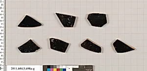 Terracotta fragments of kylikes (drinking cups) by Unknown Artist