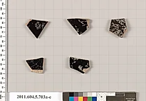 Terracotta fragments of kylikes (drinking cups) by Unknown Artist