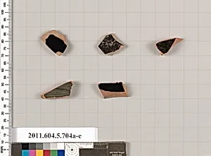 Terracotta fragments of kylikes (drinking cups) by Unknown Artist