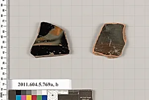 Terracotta fragments of kylikes (drinking cups) by Unknown Artist