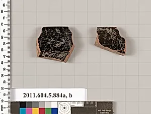 Terracotta fragments of kylikes (drinking cups) by Unknown Artist