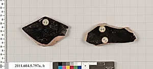 Terracotta fragments of kylikes (drinking cups) by Unknown Artist
