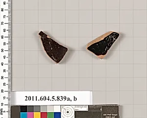 Terracotta fragments of kylikes (drinking cups) by Unknown Artist