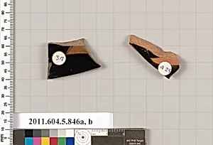 Terracotta fragments of kylikes (drinking cups) by Unknown Artist