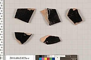 Terracotta fragments of kylikes (drinking cups) by Unknown Artist