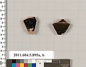 Terracotta fragments of kylikes (drinking cups) by Unknown Artist