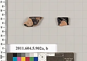 Terracotta fragments of kylikes (drinking cups) by Unknown Artist