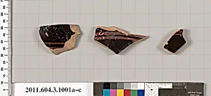 Terracotta fragments of lekanides (covered dishes)? by Unknown Artist