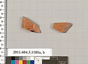 Terracotta fragments of mastoids (drinking cups with narrow base) or kyathoi (cup-shaped ladles) by Unknown Artist