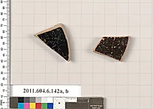 Terracotta fragments of open shapes by Unknown Artist